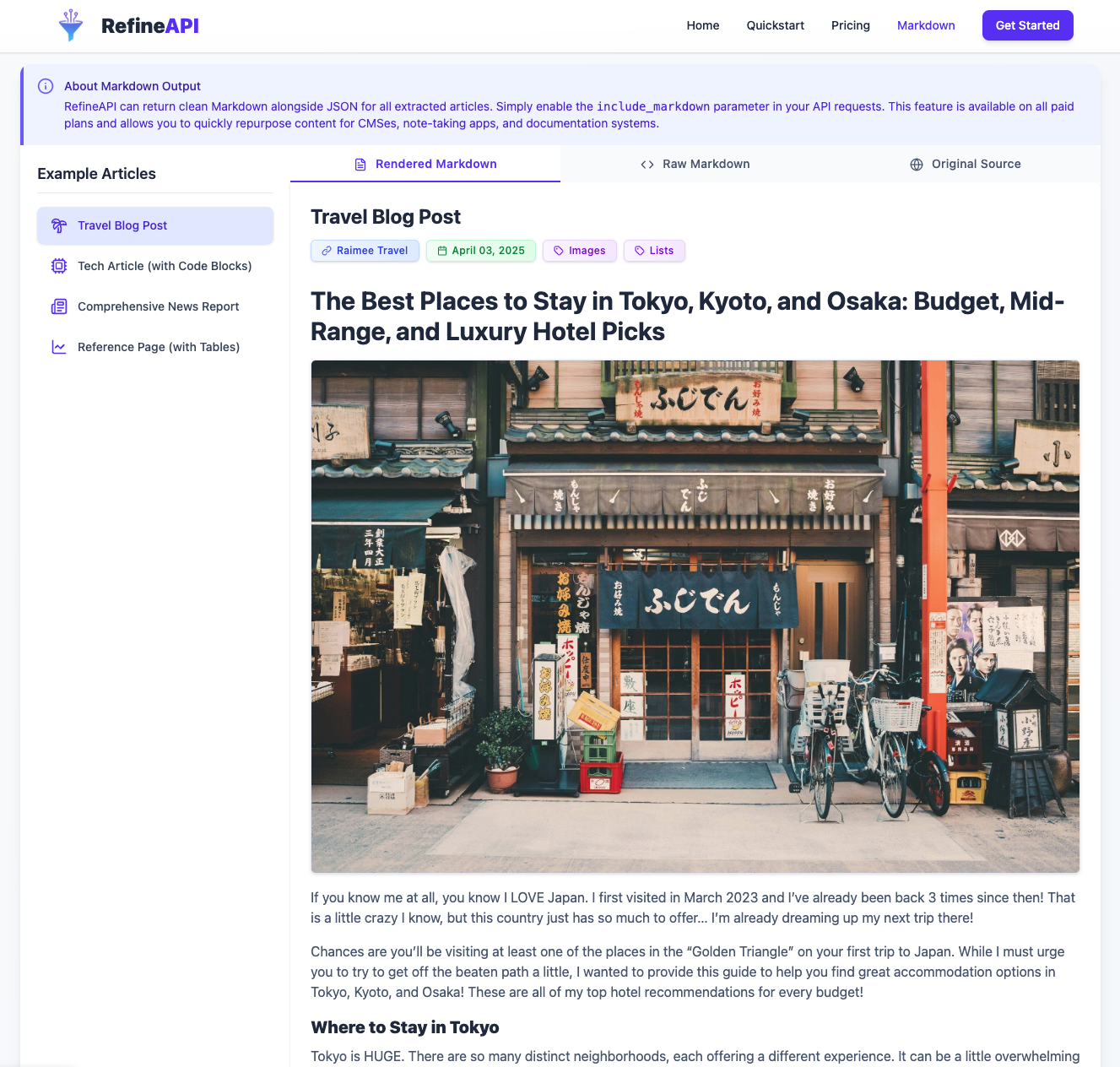 Site Example